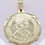 2.5mm - Quarter Round Coin Charm