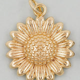 Sunflower Pendant for Necklace