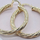 5mm - Twisted Hoops