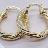 5mm - Twisted Hoops