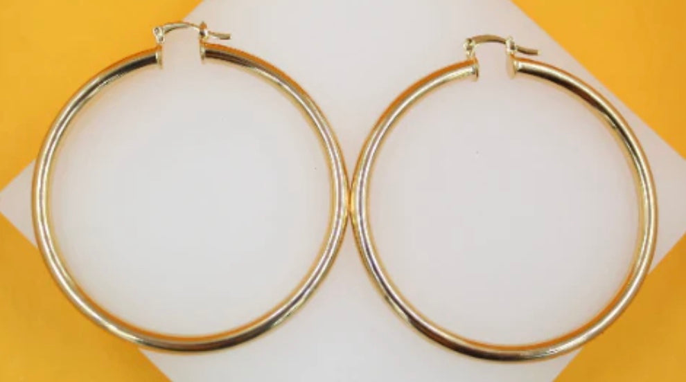 4mm - MSF Everyday  Lever Back Hoop Earrings