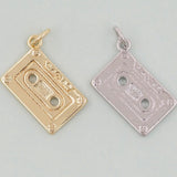 Cassette Tape Pendant for Necklace/ Charm for Bracelet