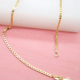 2mm - Box Chain Necklace