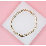 5mm - Flat Figaro Anklet