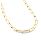 4mm - Flat Long Link Cuban Necklace