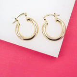 4mm - MSF Everyday  Lever Back Hoop Earrings