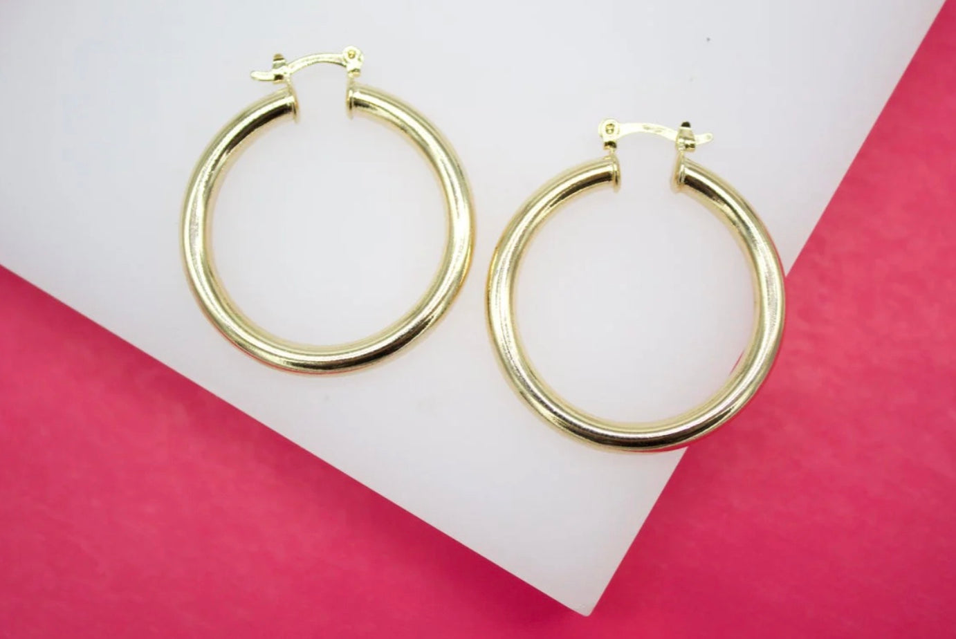 4mm - MSF Everyday  Lever Back Hoop Earrings