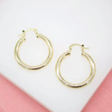 4mm - MSF Everyday  Lever Back Hoop Earrings