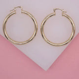 4mm - MSF Everyday  Lever Back Hoop Earrings